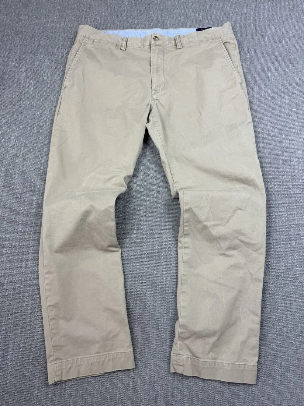 Polo Ralph Lauren Slim Stretch Chino Pants Men’s 36x30 Beige Cotton Blend